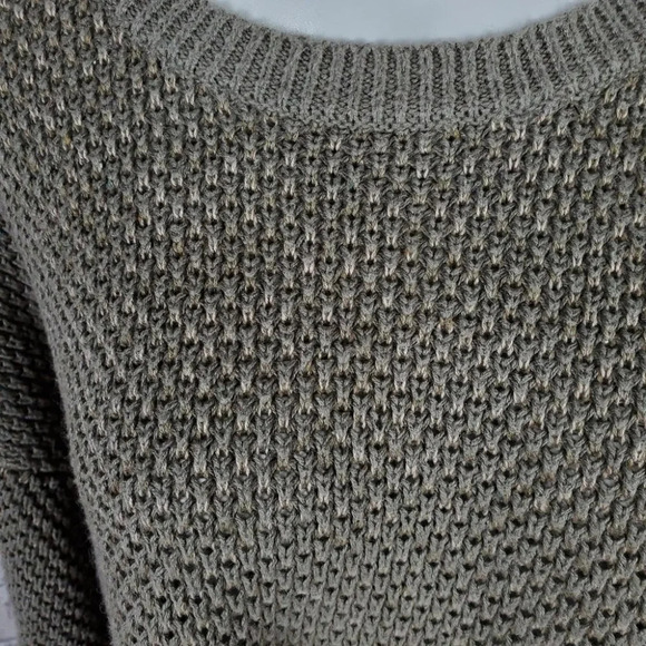 Vintage 80s Northern Elements Oversized Shaker Sweater Olive Green  Men's XL - Picture 5 of 13